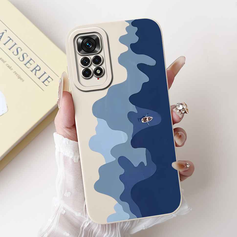 Cute Girl Cover For Xiaomi Redmi Note 11 Pro 4G Casing Soft Silicone Fundas Case For Redmi Note 11 Note11 Pro Cover Coque