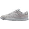 Dunk Suede, Leather Low Top Skateboard Shoes Unisex Gray IB6651-002