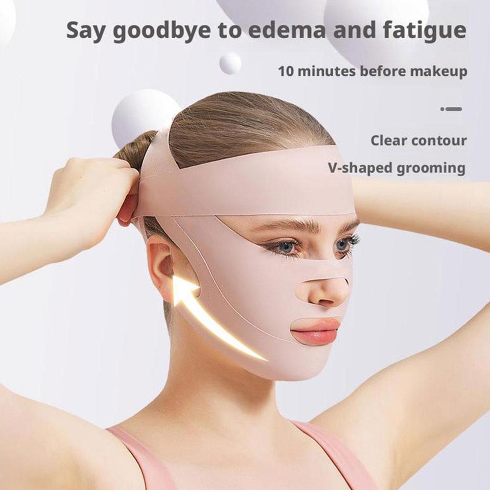 Face Slimming Bandage Face Lifting Belt V Line Face Slimming Strap Double Chin Tightener Slim Strap Facial Mask Tool