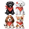 Cute Puppy Pet Dog Animal Car Sticker Waterproof Styling Automobiles Motorcycle Exterior Accessories Vinyl Decals TM330