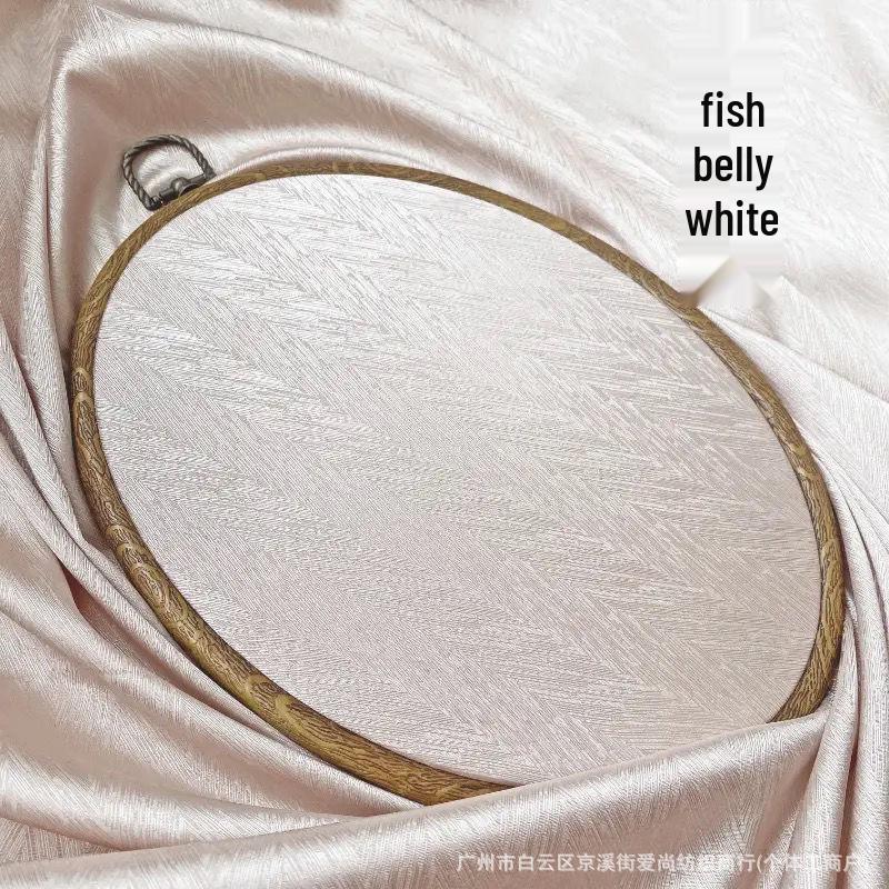 Herringbone Solid Color Twill Jacquard Fabric for Hanfu and Cheongsam Skirts