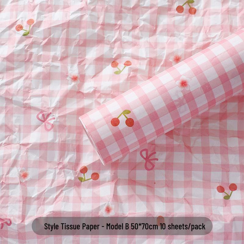 Goddess Festival Dopamine Series Hand-Crumpled Tissue Paper for Flower Bouquets.