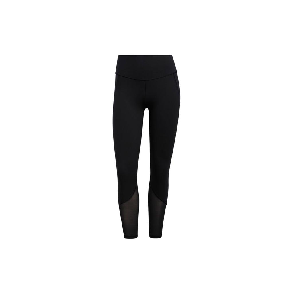 Adidas Casual Sports Cropped Leggings Women Bottoms Black GR8096