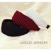 Fashion Wide Casual Hair Accessories Head Wrap Wool Knitted Headband Handmade Headwear