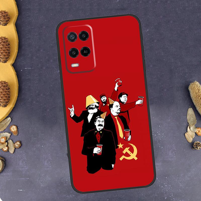 Stalin Soviet Phone Case For Oppo A79 A18 A38 A58 A78 A98 A17 A40 A60 A80 A16 A76 A96 A15 A74 A94 A54 A77