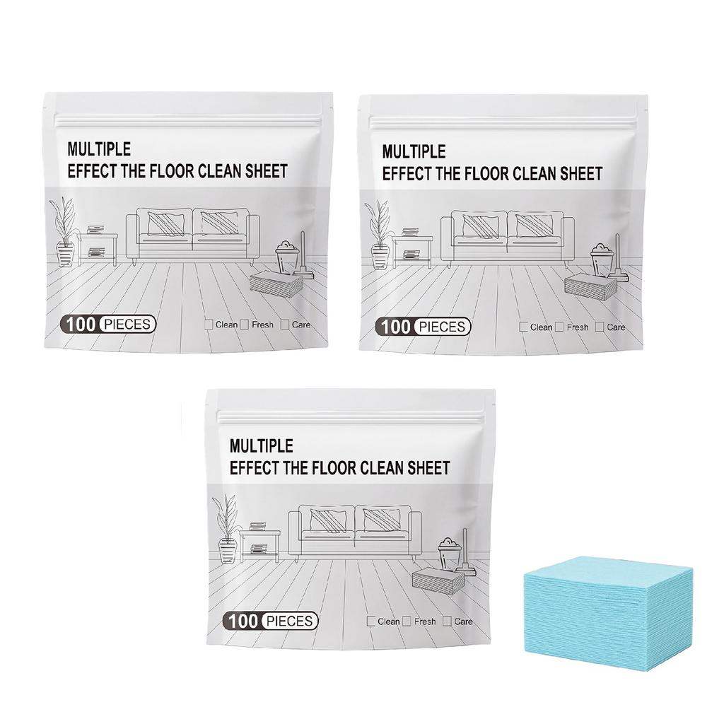 Floor Cleaning Tablets Multi Purpose Floors Cleaning Tablets Sheets Water Soluble Floor Cleaners for Furniture Maintenance