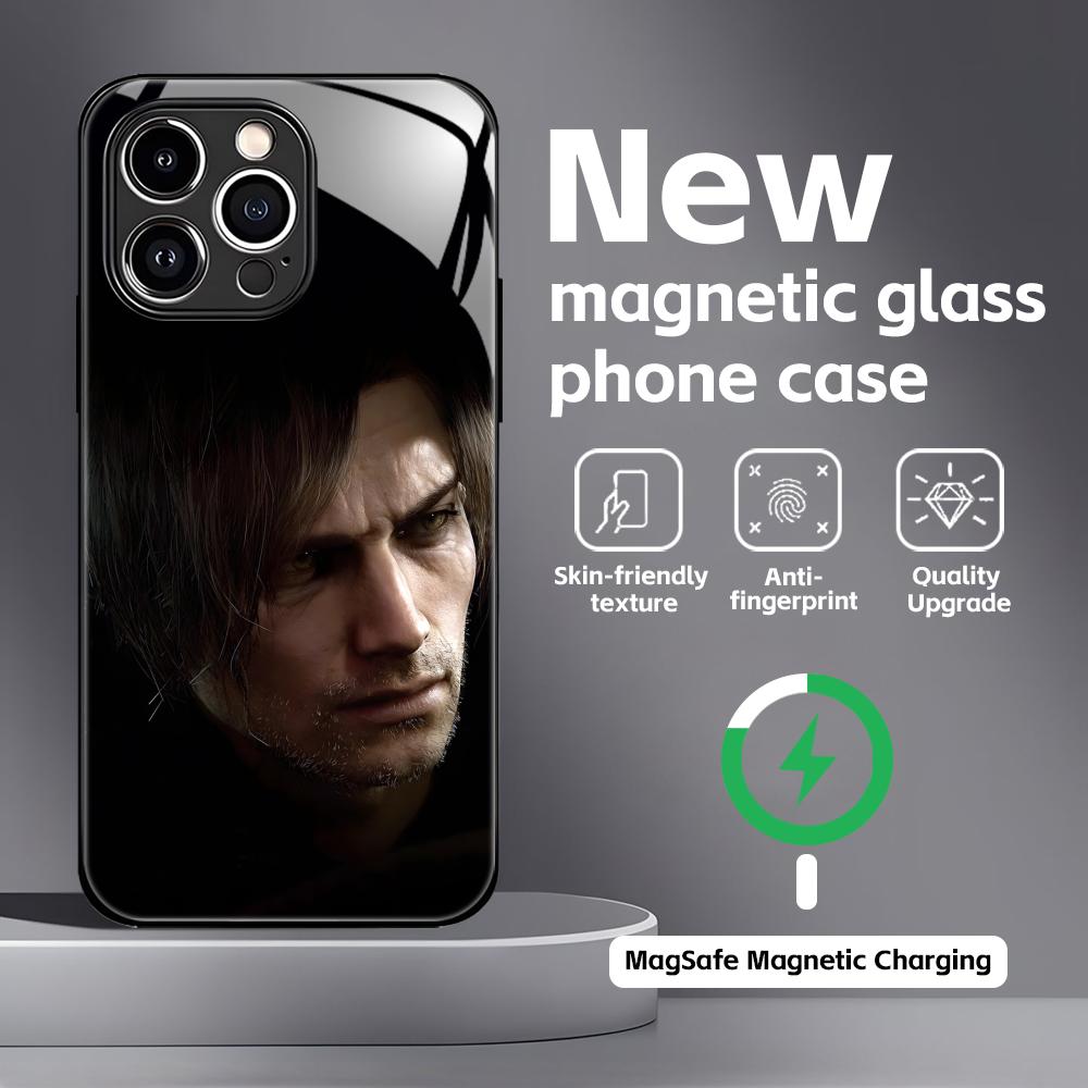 Resident Evil 9 Phone Case For iPhone17 16 15 14 13 12 11 X XR XS 8 Plus Mini Pro Max Glass Magnetic Case