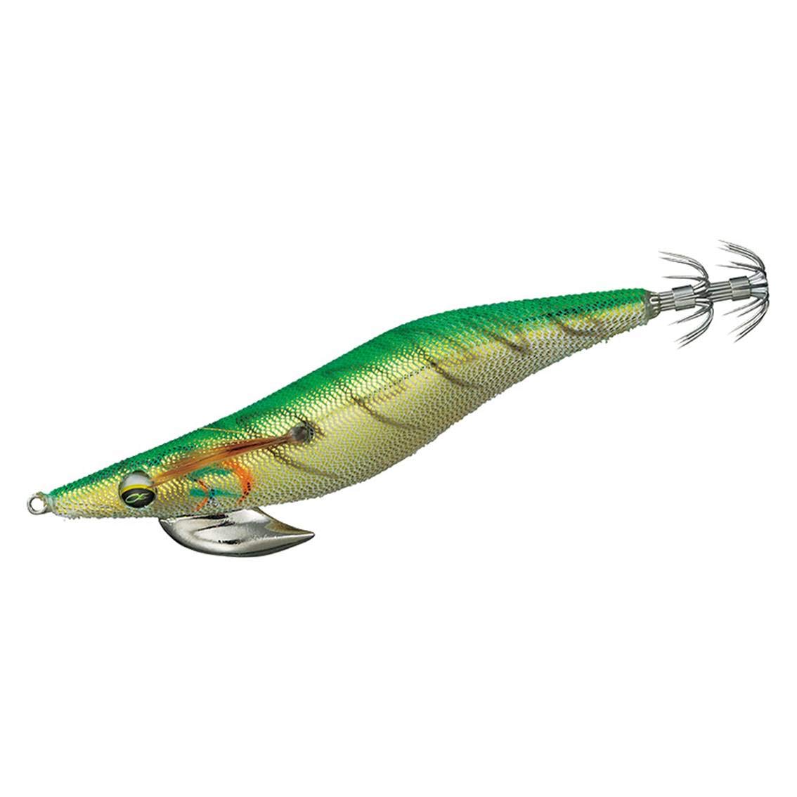 

Daiwa Emeraldas Dart II Green Squid Lure 2.5-inch Gold-Tornado
