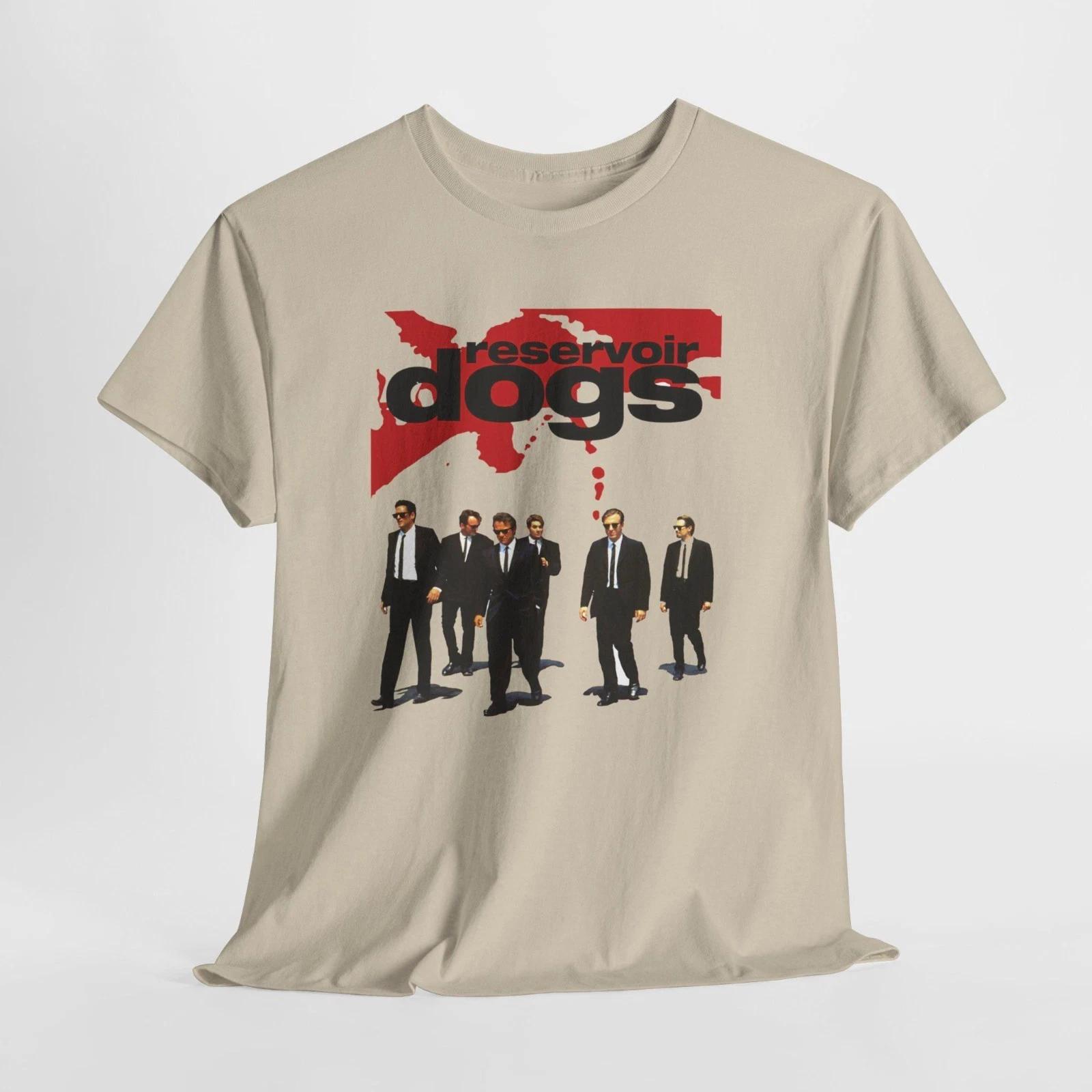 

Reservoir Dogs American Action Movie Men s Ash Gray White Tees T-Shirt L