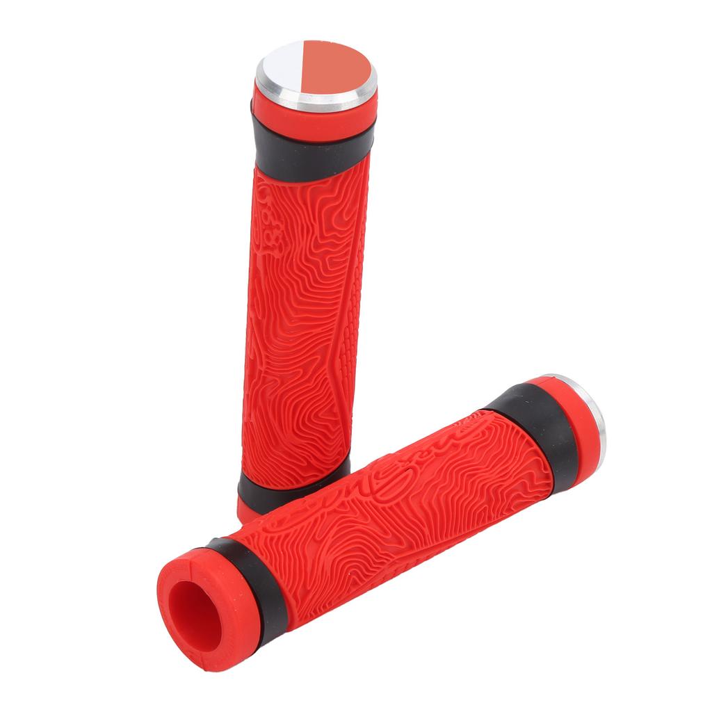 Antislip Silicone MTB Bicycle Handlebar Grips with Plugs Shockproof Cycling Accessory