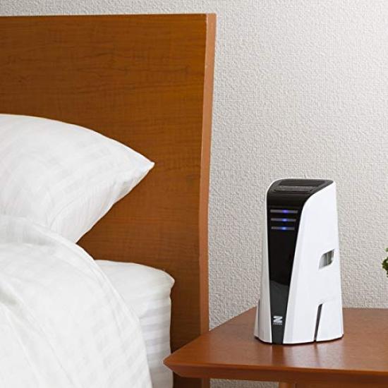 Saving Zenken Air Purifier with Electrostatic Dust Collection Filter Photocatalyst Mini Air Cleaner Pollen Quiet Energy Saving Small White [Power