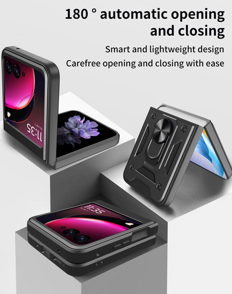 Stand Finger Ring Cover Case for MOTOROLA MOTO Razr 70 Ultra 2026 Razr60 Razr 60 50 Razr70 Best Protection Cover Cases