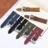 Cowhide Watchband Vintage Bracelet Matte Watch Strap for Women Men Black Blue Brown 18mm 20mm 22mm 24mm Wrist Band Universal