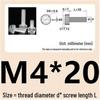 M3-M8 Hand-Tightened Transparent Acrylic Knurled Screw 