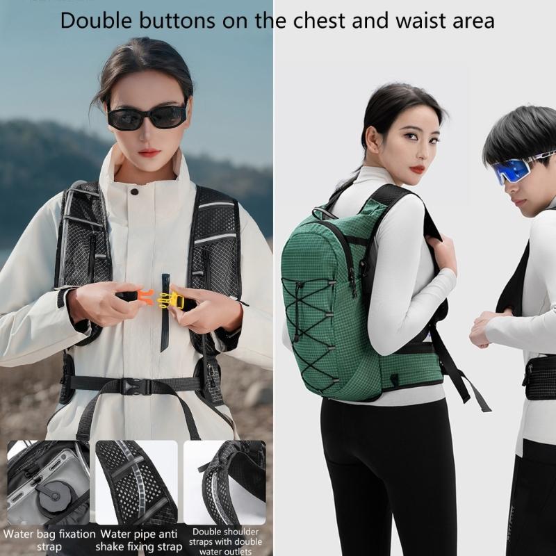 Hydrations Backpack Packable Hydrations Pack Water Backpack Water Bladder Bag for Running Cycling Camping Travel Daypack