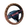 (1) Car Steering Wheel Cover Winter Short Plush Warm Steering Wheel Cover General Type 14-15 Inches
