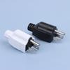 Us American 3 Pin 5-15P Ac Electrical Power Male Plug Adaptor Adapter Wire Rewireable Extension Cord Connector