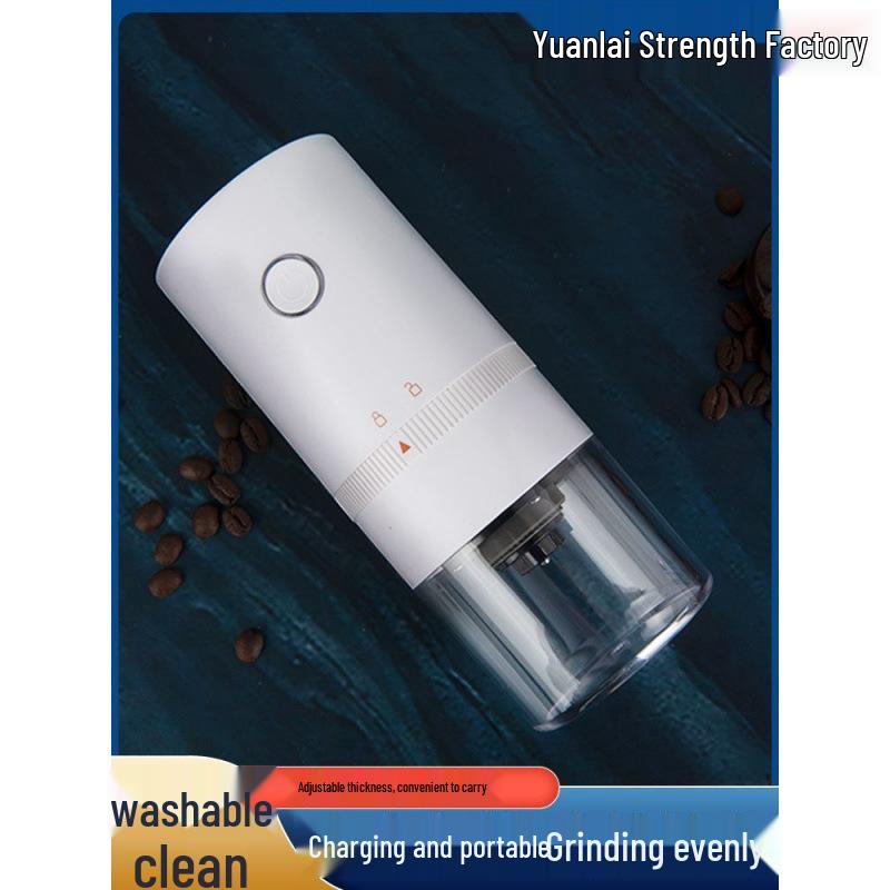 Portable Electric Coffee Bean Grinder - Manual Small Coffee Grinder