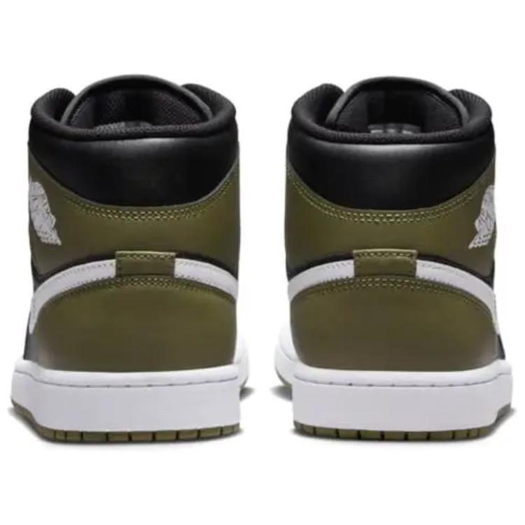 Air Jordan 1 Mid 'Black Medium Olive' Men's DQ8426-092