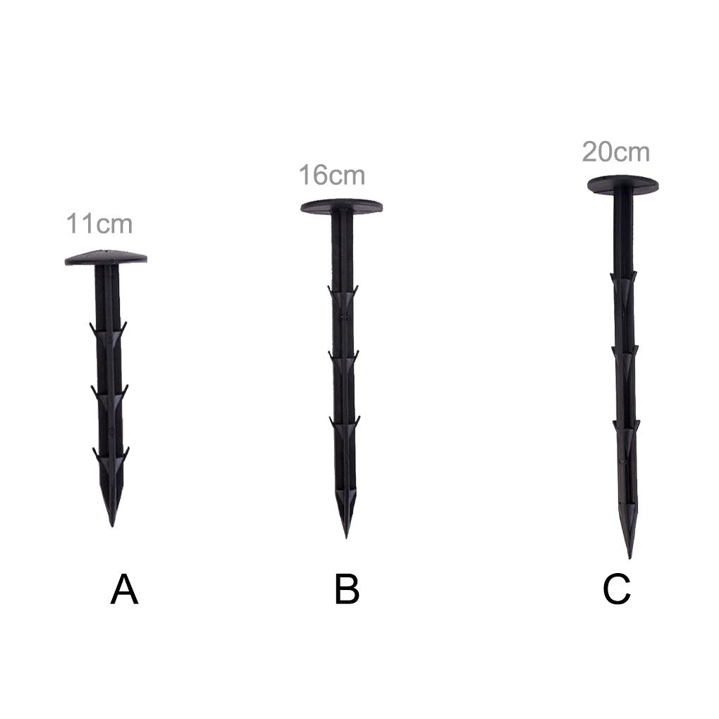 Plastic Ground Nail Garden Windproof Tarp Tent Fix Stakes Landscape Weed Barrier Spikes Outdoor Picnics Accessories