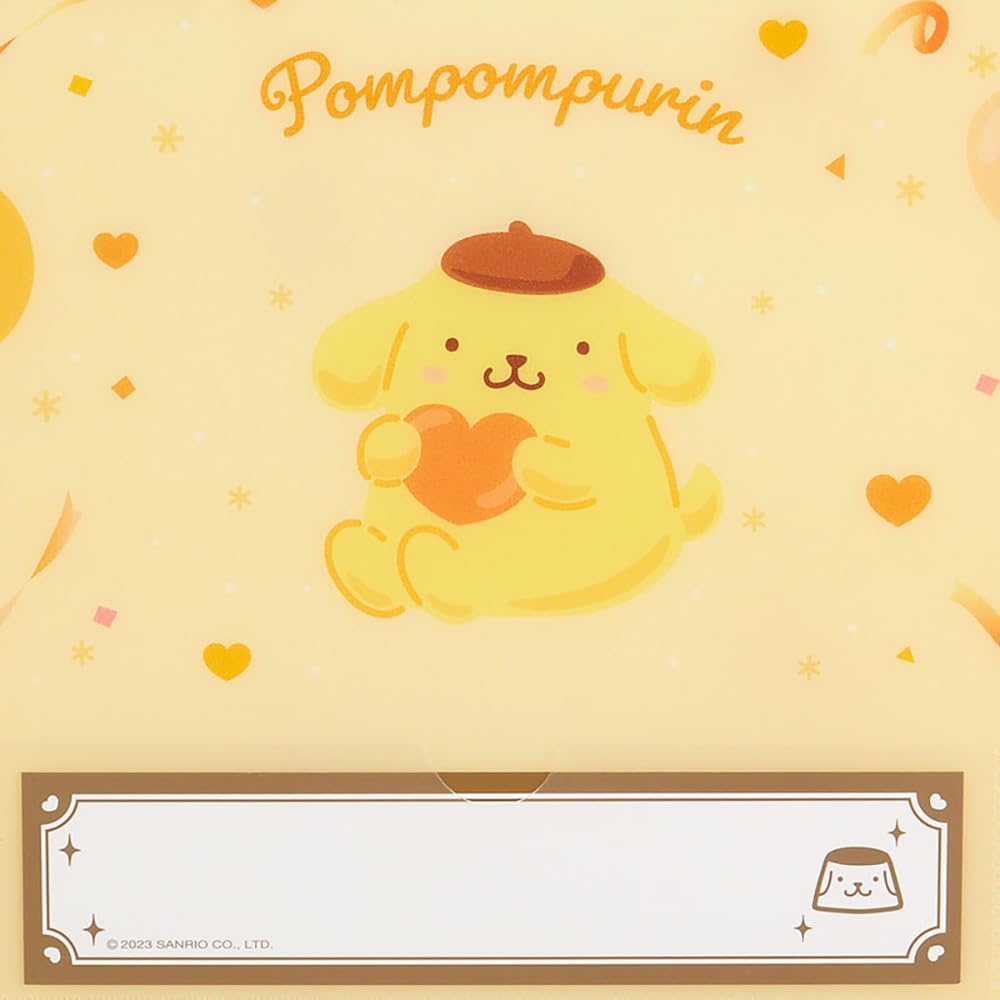 Sanrio Enjoy Idol Pompompurin Pocket 20 X 28 X 2 353680 File, Cm, Character,