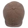 Autumn Winter Herringstone Pattern Octagonal Cap Men's British Beret Newsboy Cap Forward Cap