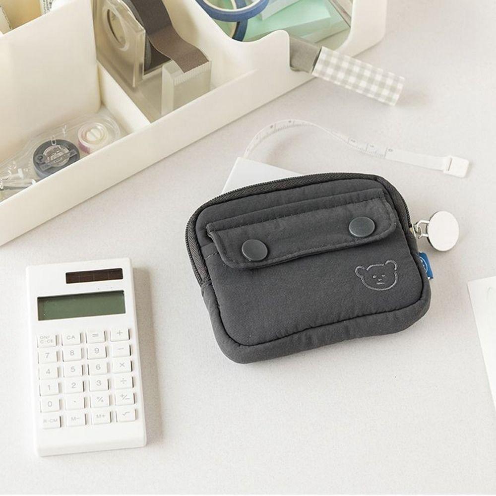 

Portable Cute Zero Wallet Card Holder Mini Storage Bag Square Small Cosmetic Bag Women