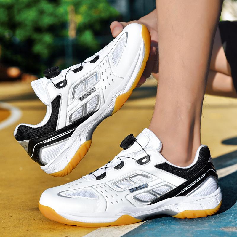 Spring and Summer New Badminton Shoes Beef Tendon Sole Volleyball Shoes Male and Female Students Sports Shoes Table Tennis Shoes
