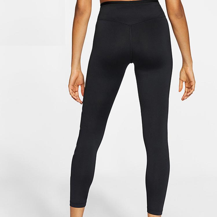 Nike Printed Quick-Dry Nine-Point Shark Fitness Pants Women Pants Black CJ4146-010