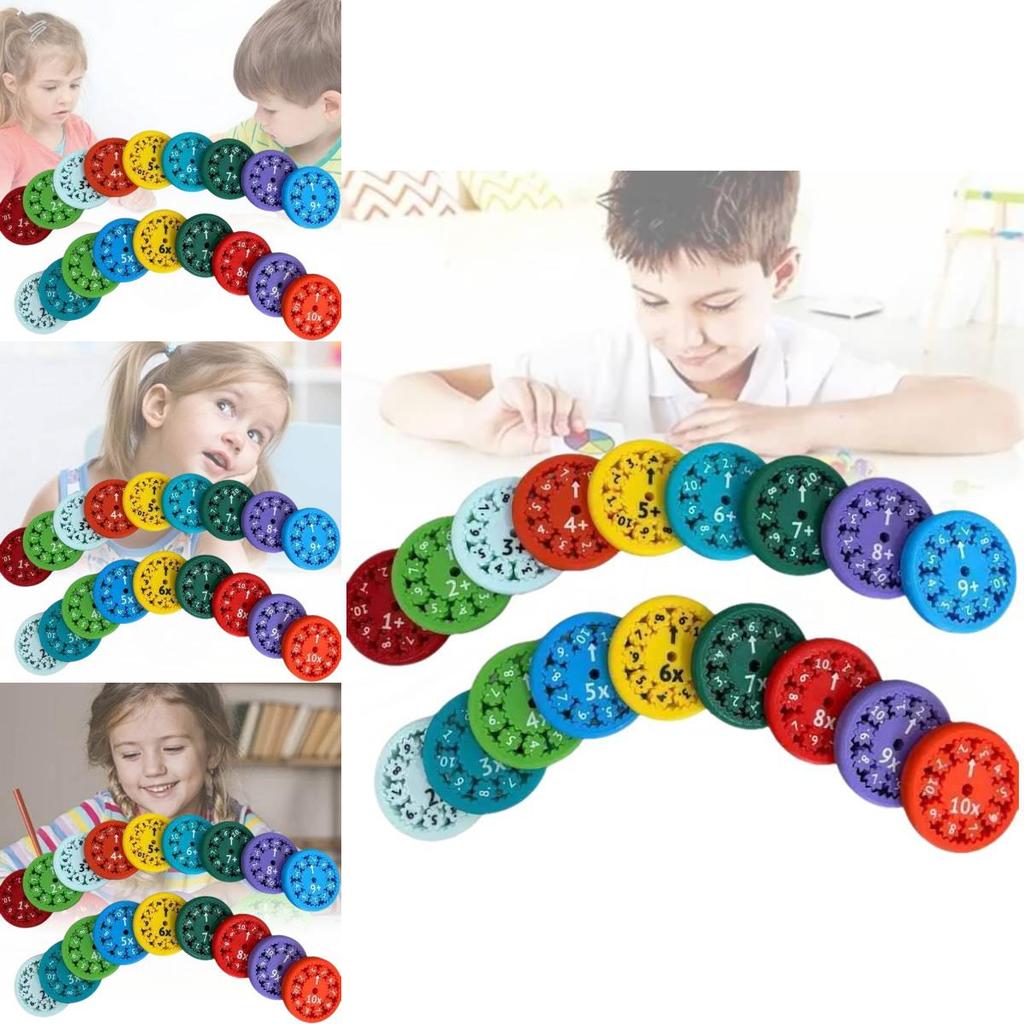 Innovative Math Fact Fidget Spinners Colorful Educational Arithmetic Learning Toys