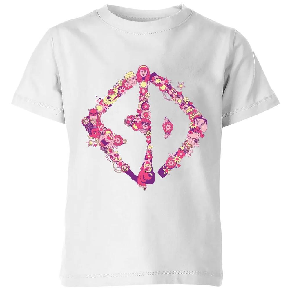 Scooby-Doo Floral Kids  T-Shirt - White - 3-4 Years 110