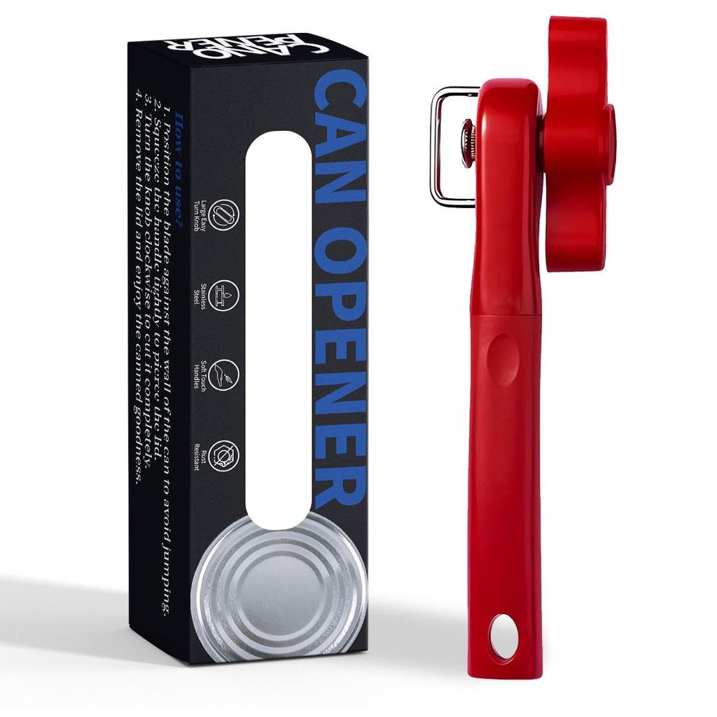 Tek Saplı Manuel Paslanmaz Çelik Güvenlik Konserve Açacağı, Çok Fonksiyonlu Tasarım