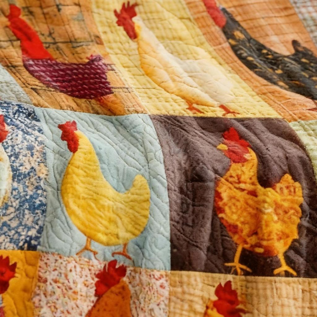 Hühner-Print-Decke Weich Faltbar Atmungsaktive Steppdecke Überwurf Niedliches Tiermuster Bett Sofa Decke für Zuhause Schlafzimmer Deko Geschenke