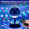 Rotating 5in Disco Ball Party Lights with Remote, 6-12RPM Adjustable Disco Ball,18 LEDs DJ Light,Hanging and Table 2 Use