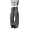 Autumn and winter new casual pants men's American design sense Hong Kong style loose trend retro straight wide-leg trousers