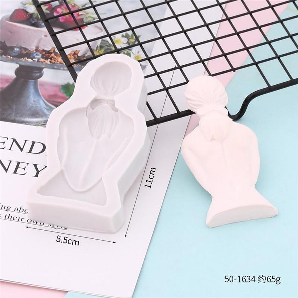 DIY Fondant Silikonform Mädchen Prinzessin Königin Fondant Kuchen Silikonform Schokoladenkuchenform