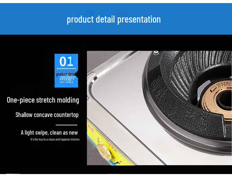 High-Pressure Stainless Steel Single Burner LPG Stove for Commercial Use