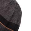 Adult Unisex Hat Wireless Bluetooth Headset for Phone and Music Warm Striped Knitwear Beanie