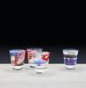 Alta JAPAN Shot Glass Ukiyo-e Size Approximately W5 D5 H6