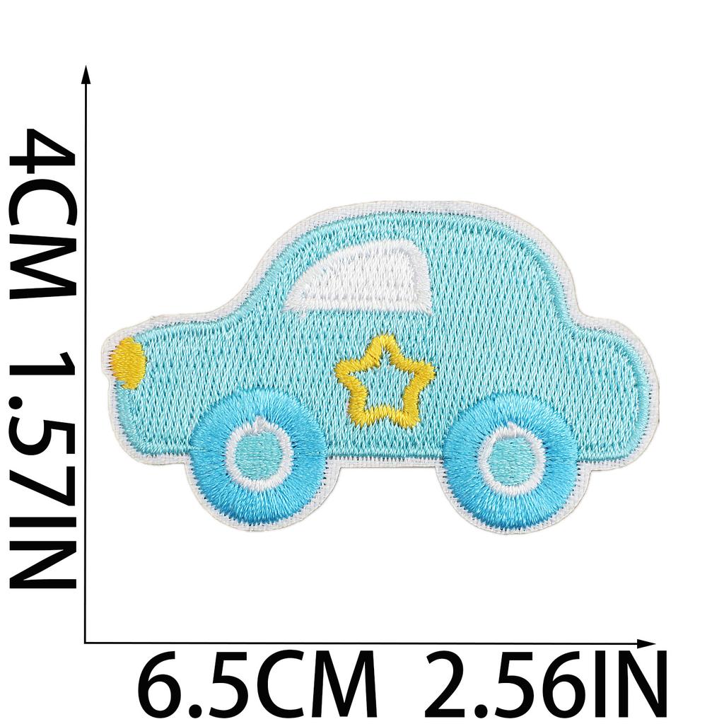 Male Treasure Theme Embroidery Cloth Sticker Onesie Decorative Patch Sticker Cartoon Diaper Computer Embroidery Chapter Trojan Horse Subsidy