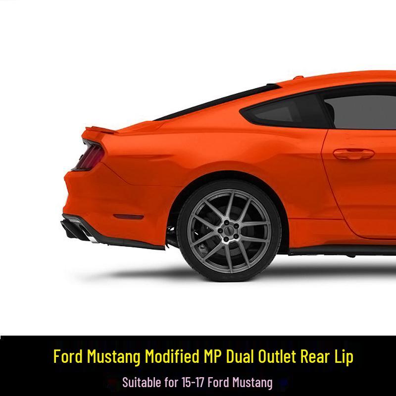 Rear Diffuser for 15-17 Mustang: Small Body Kit with Dual Outlet
