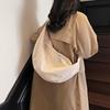 Women's Nylon Dumpling Shoulder Bag, Lightweight Lazy Style Crossbody Purse, Large Capacity Casual Commuter Handbag, Korean Version Relaxed Bag