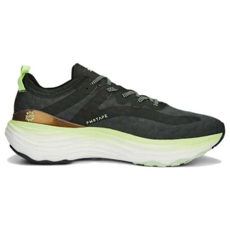 New PUMA ForeverRun Nitro 'Black Light Mint' 377757-07