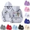 Kids Long Sleeve Neck Sweatshirt Casual Pullover for Boys Girls