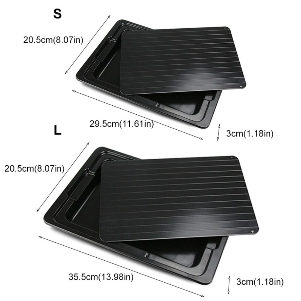 Rectangular Thawing Plate Aluminum Meat Thaw Frozen Board Fast Defrosting Tray Restaurants