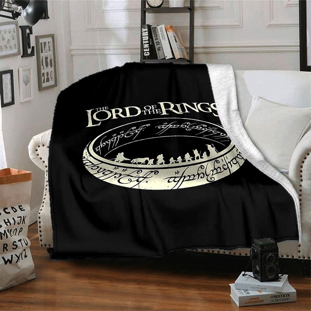 1pc Lord of the Rings Blanket Lightweight Flannel Throw For Sofa, Bed, Travel, Camping, Livingroom, Office, Couch, Chair, And Bed