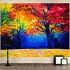 2D Plane 1 Piece of Autumn-themed Oil Painting Background Banner Suitable for Party Decoration and Birthday Celebration