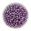 Perla Imitazione ABS, Perla Rotonda Monocromatica con Foro, Bracciale Collana Perline Fatti a Mano, Accessori Gioielli Fai da Te