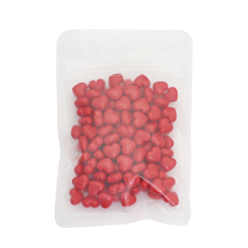 100pcs Fat Love Lacquer Wax Grains Heart-shaped Mixed Color DIY Hand Accounts Envelopes Sealed Wedding Invitation Decoration