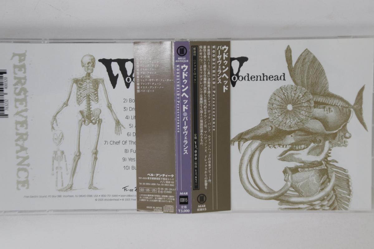 

CD WOODENHEAD - Perseverance MAR03815 BELLE ANTIQUE 2003 Japan Obi Rock Used